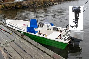 Катер "Легант-427 Консоль Sea-Pro T 30S&E" Стеклопластиковый катер с мотором Легант-427 Консоль Sea-Pro T 30S&E
