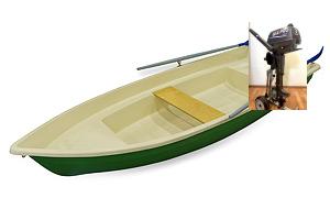 Гребная лодка с мотором "Тортилла-4 Sea-Pro T 3S" Гребная лодка с мотором Тортилла-4 Sea-Pro T 3S