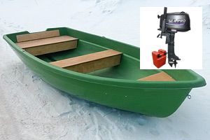 Гребная лодка с мотором "Тортилла-4 Эко Sea-Pro T 5S" Гребная лодка с мотором Тортилла-4 Эко Sea-Pro T 5S