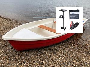 Гребная лодка с электромотором "Тортилла-5 с Рундуками Sea-Pro T24/60" Гребная лодка с мотором Тортилла-5 с Рундуками Sea-Pro T24/60